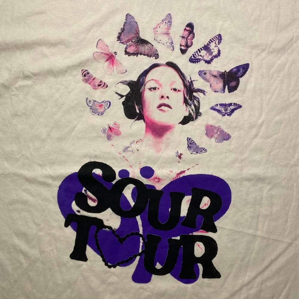 2022 Olivia Rodrigo x Sour Tour music concert shirt
